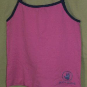 Spaghetti strap athletic tank